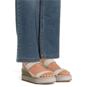 Madden NYC Women’s Wedge Strappy White Sandals size 10